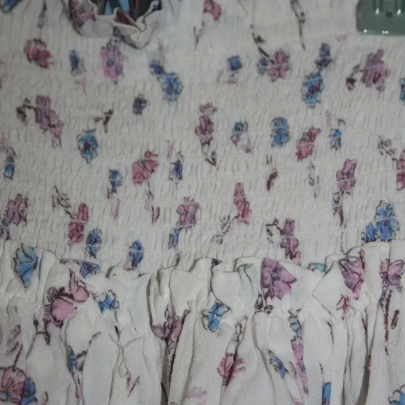 Skylar + Madison Pink and Blue Floral Print Skirt Sized Medium - Picture 6 of 14